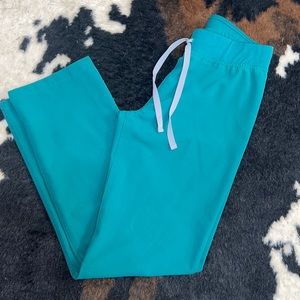 FIGS hunter green scrub pants